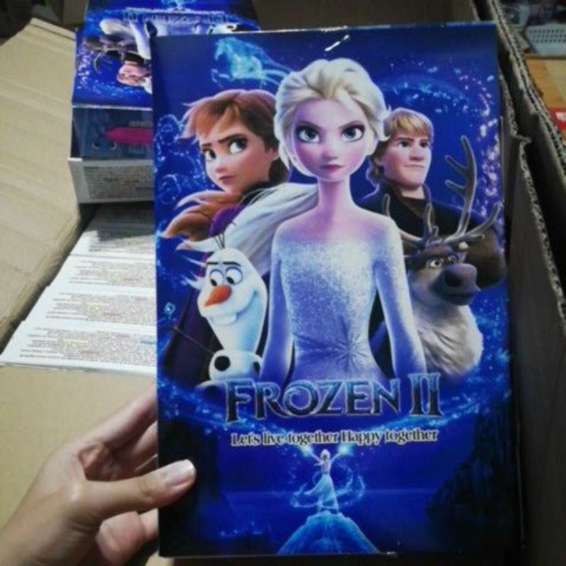 Boneka Frozen box set isi 6pcs