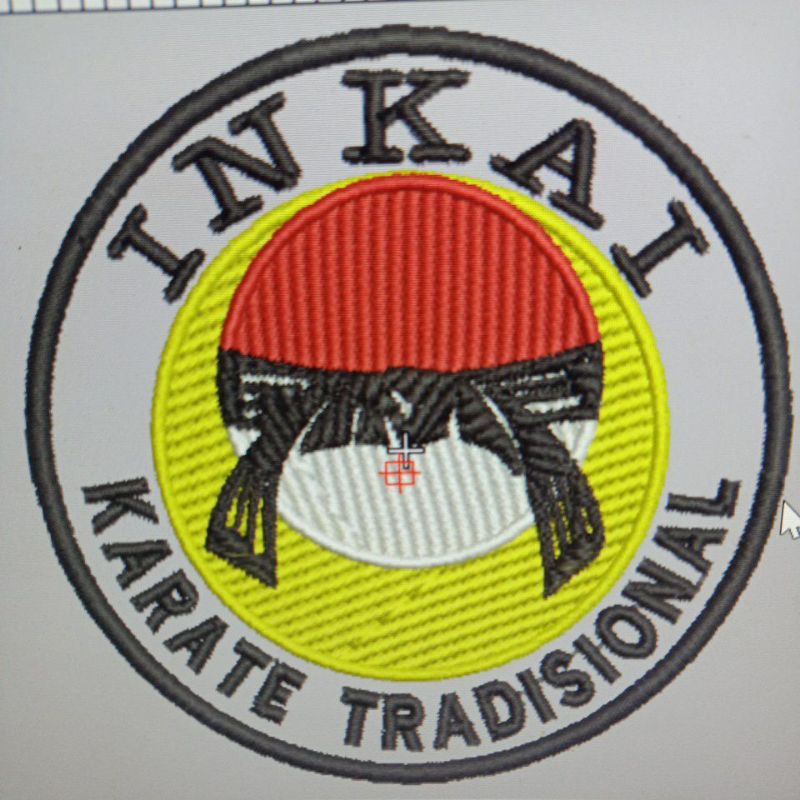 Patch Logo Bordir INKAI Karate Tradisional