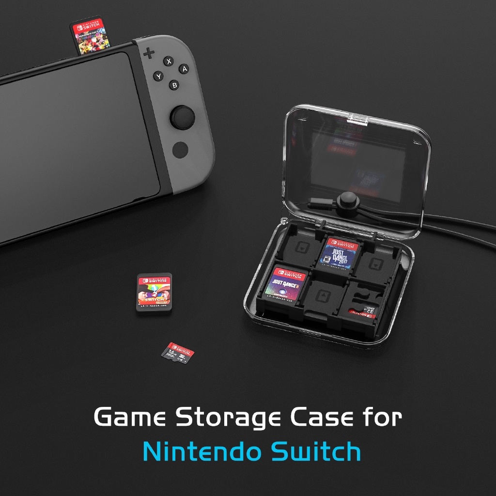 nintendo switch game case transparent