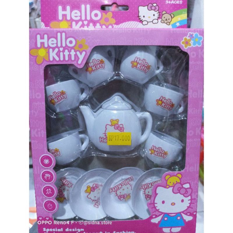 ( BISA COD) PROMO Mainan Anak Mini Tea Set Teko Cangkir / Kitchen Set / Alat Dapur / Cooking Set NEW