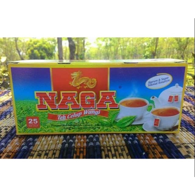 

Teh NAGA teh celup 25 sachet khas malang