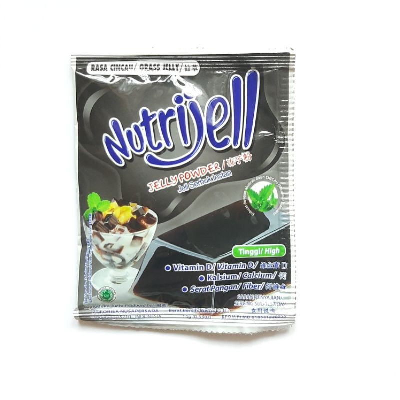 

Nutrijell rasa cincau/shacet isi 15gr