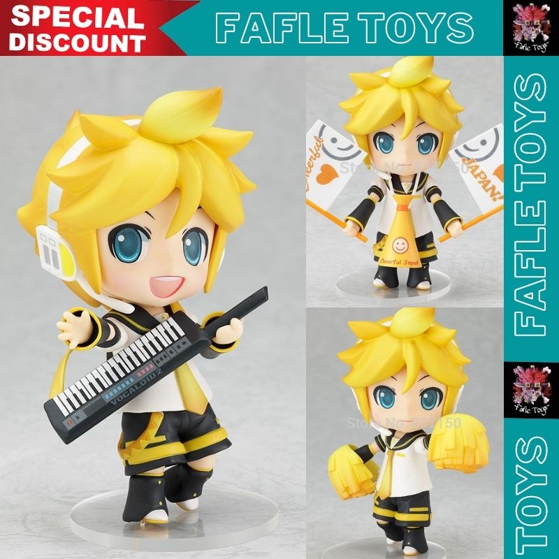 Nendo 190 Nendoroid Vocaloid Len Kagamine Action Figure / Nendoroid Nomor 190 Kagamine len Good Smil