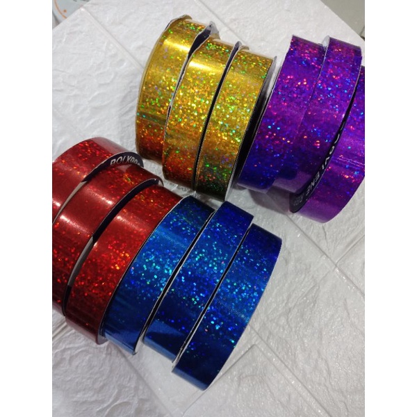 

Pita Kado K Holo/Pita Kado/Pita Hampers/Perlengkapan Pesta/Pita Bungkus Kado