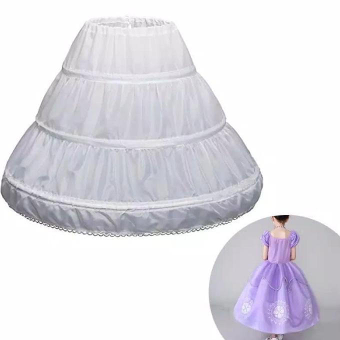 Petticoat anak kawat pengembang gaun anak
