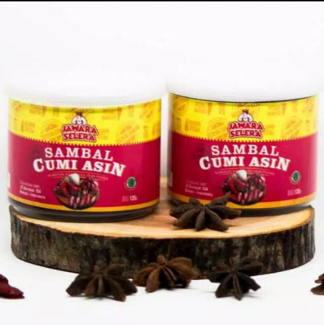 [ TERLARIS ] Sambal Cumi Asin / Sambel Cumi JS Netto 135gram / Sambel Baby Cumi