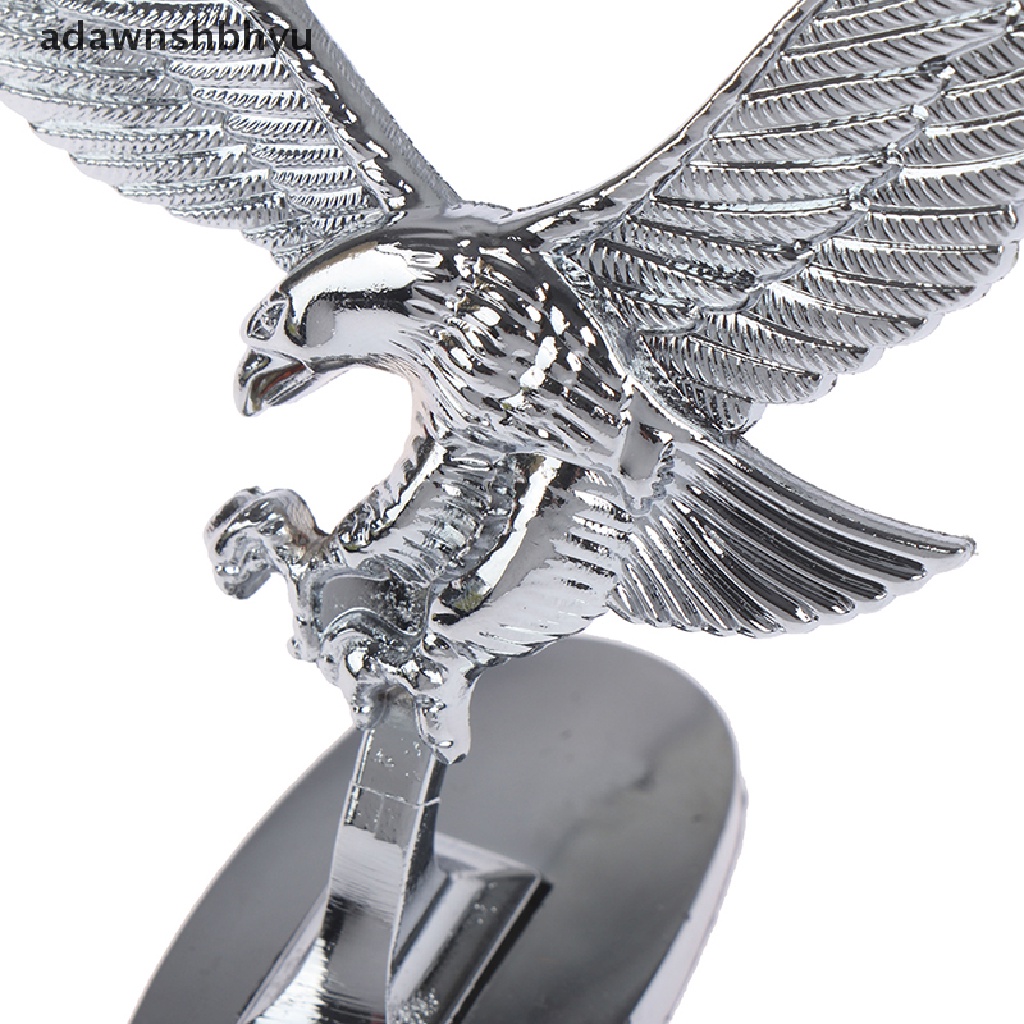 Adawnshbhyu Penutup Depan Mobil Chrome Kap Ornamen Lencana 3D Emblem Angel Eagle Untuk Mobil Otomatis