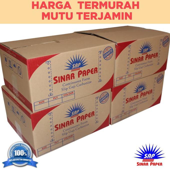 SLIP GAJI / KERTAS SLIP GAJI CARBONIZE / PAY SLIP / MODEL PENDEK