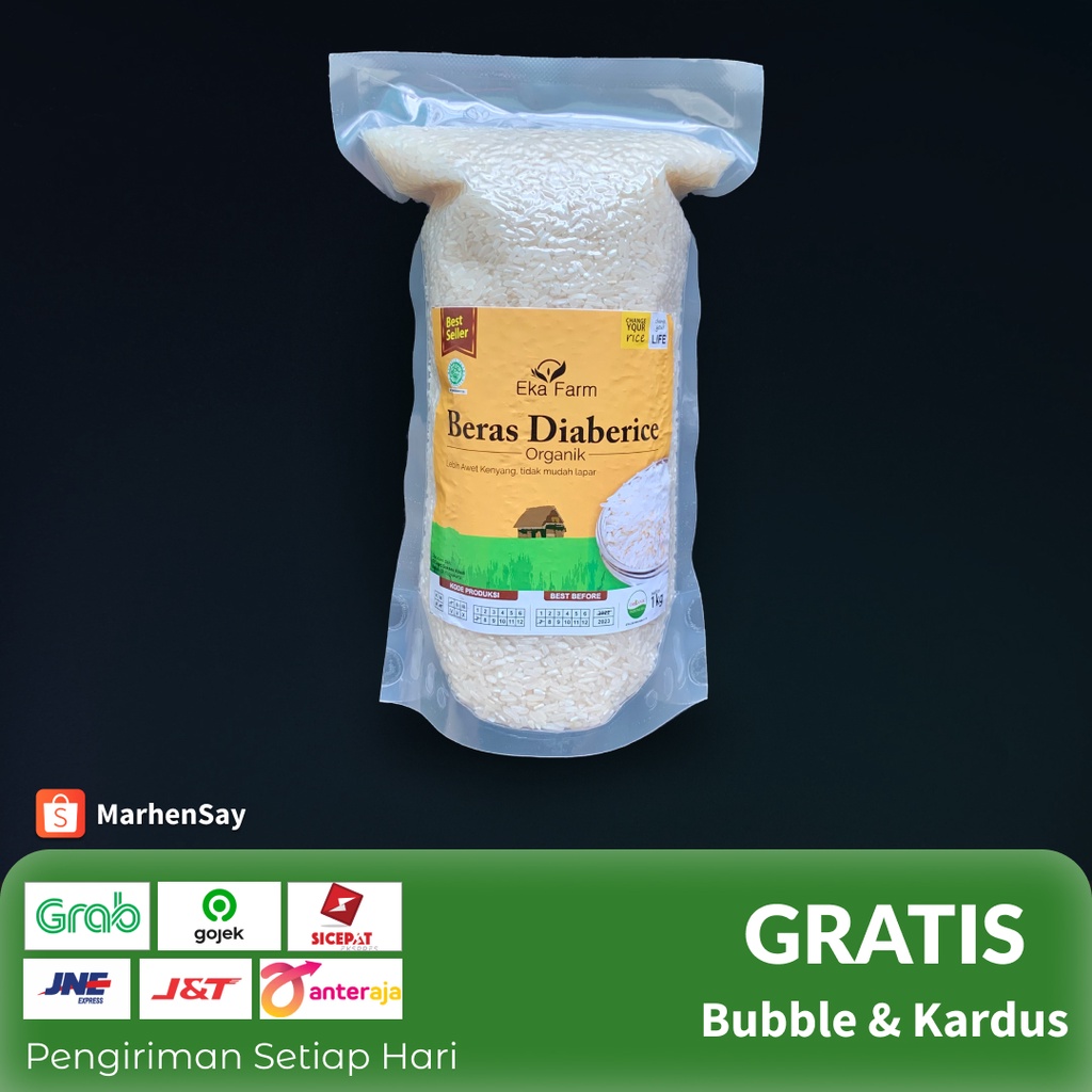 

beras diabetes ekafarm 1kg