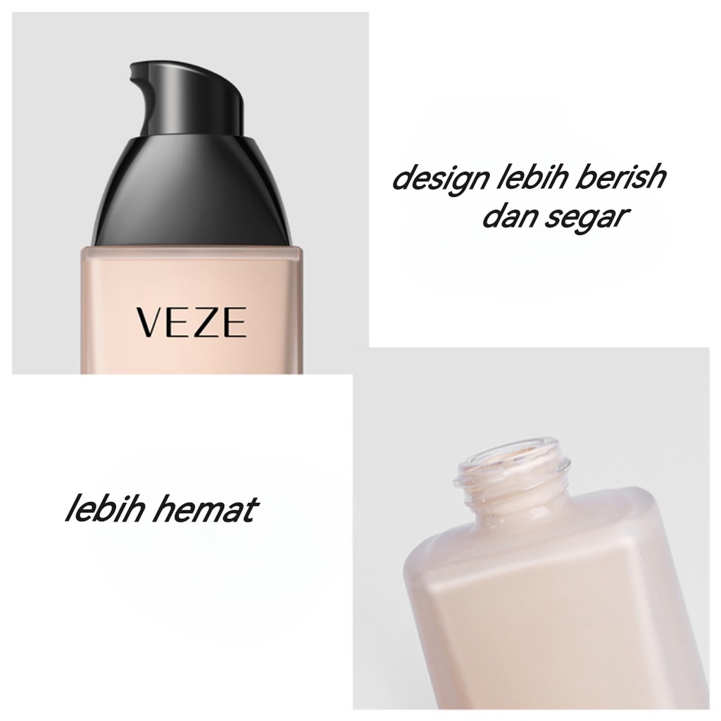 VEZE CONCEALER MOISTURIZING &amp; CLEAR LIQUID FOUNDATION WATERPROOF &amp; LONG LASTING - Tekstur Ringan &amp; Melembabkan