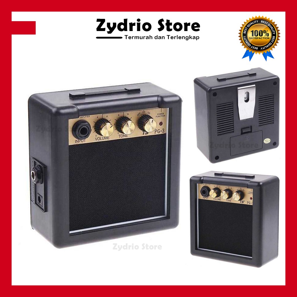 Mini Amplifier PG-3 3W for Electric Guitar Speaker Amp Gitar Listrik