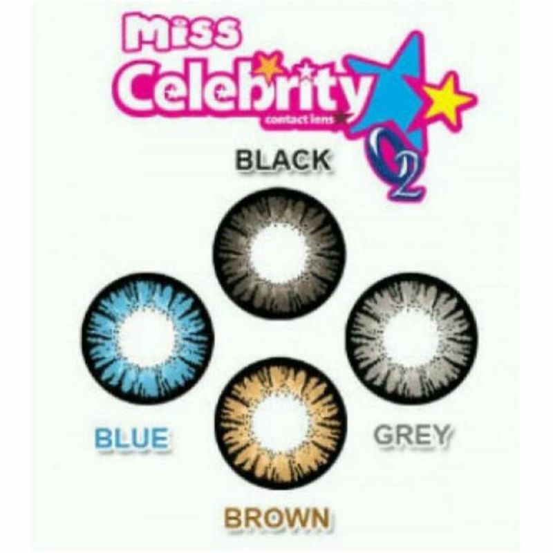 Softlens Miss Celebrity by Omega / Soflens MISS CELEBRITY minus warna  / soflens warna minus Omega Miss Celebrity