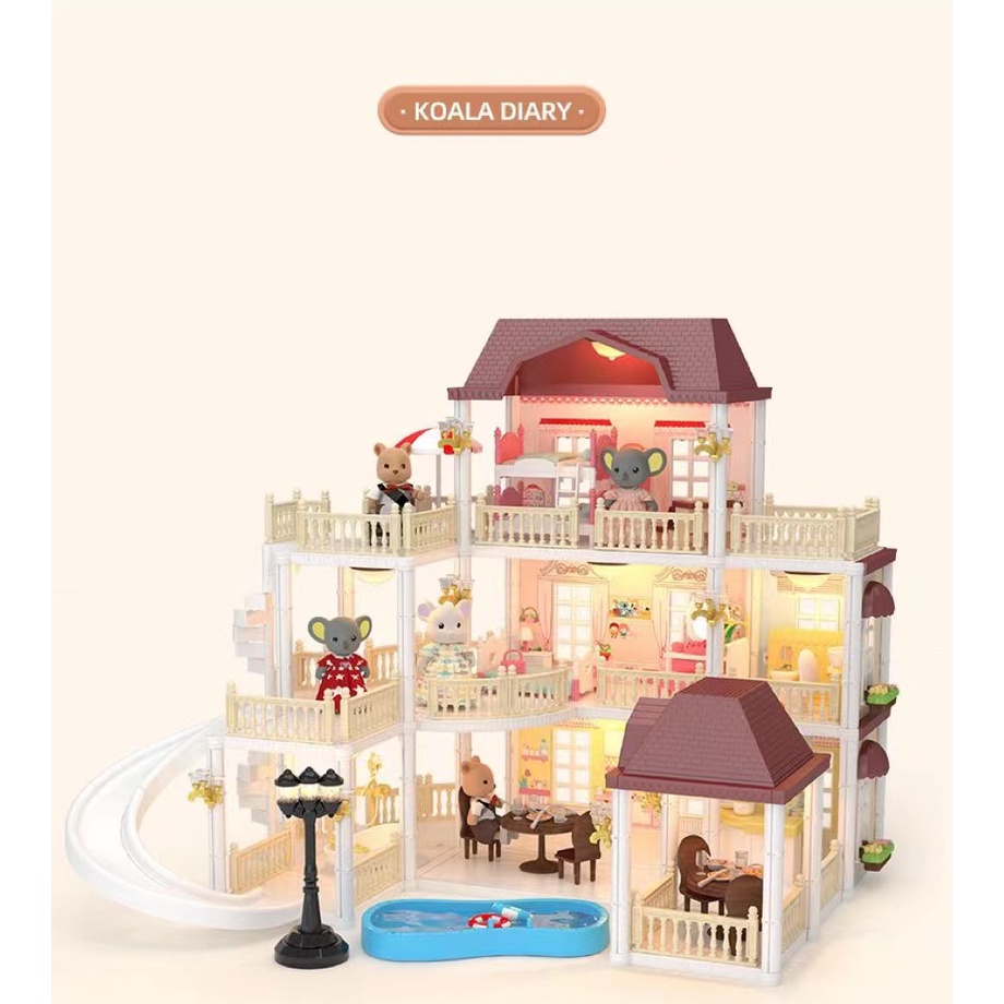 Koala Diary Families Luxury Villa - Koala Diary House - Koala Bus House - Koala Town House Playset