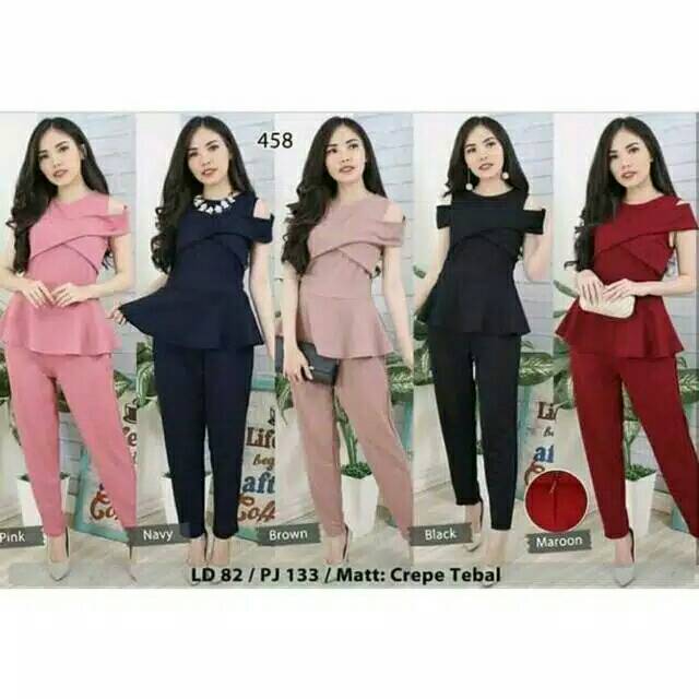 Jumpsuit Bahu Silang Cross Premium - by belbra