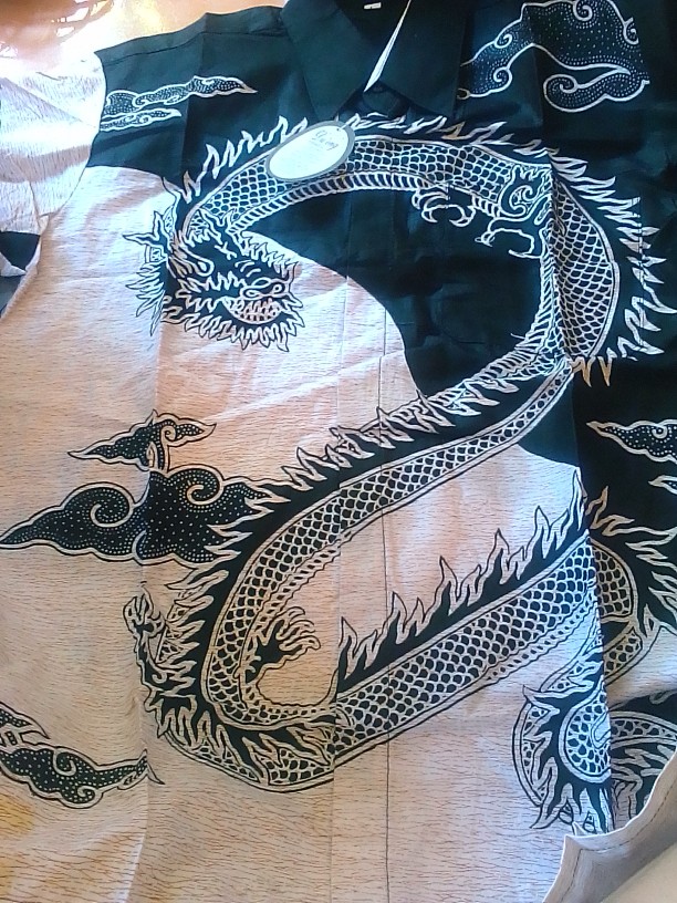 Batik Pria Solo Kemeja Hem Batik Sogan Lengan Pendek M L Xl