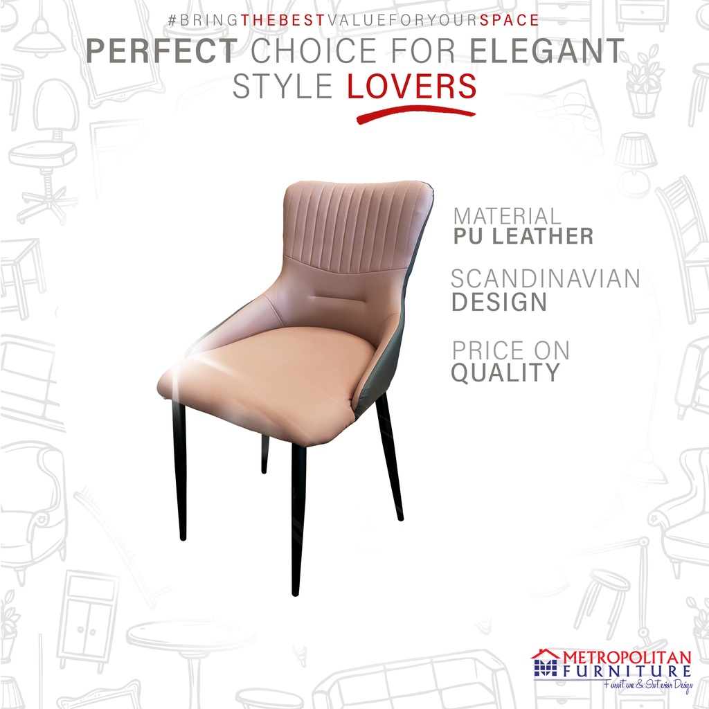 Kursi Makan Minimalis Mewah Dining Chair Scandinavian
