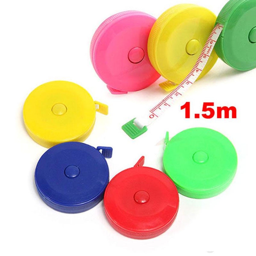 

Meteran Tarik Gulung 1.5 m Alat Ukur - Retractable Tape Ruler 60 inch