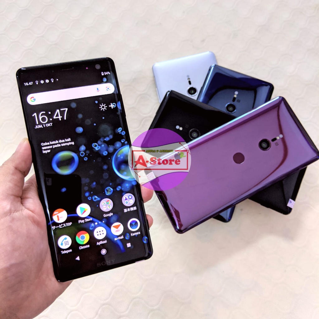 SONY XPERIA XZ3 99% LIKE NEW LAYAR JERNIH PRESSURE UP