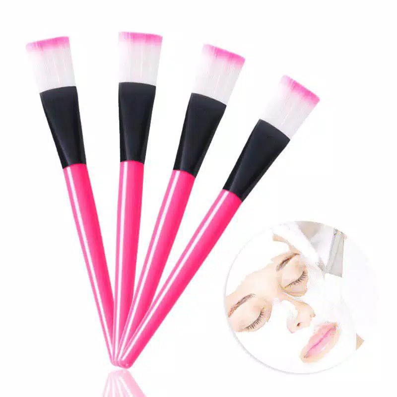 Kuas Masker untuk Wajah - Facial Mask Brush Makeup - Kuas Makeup - Koas Masker Bening