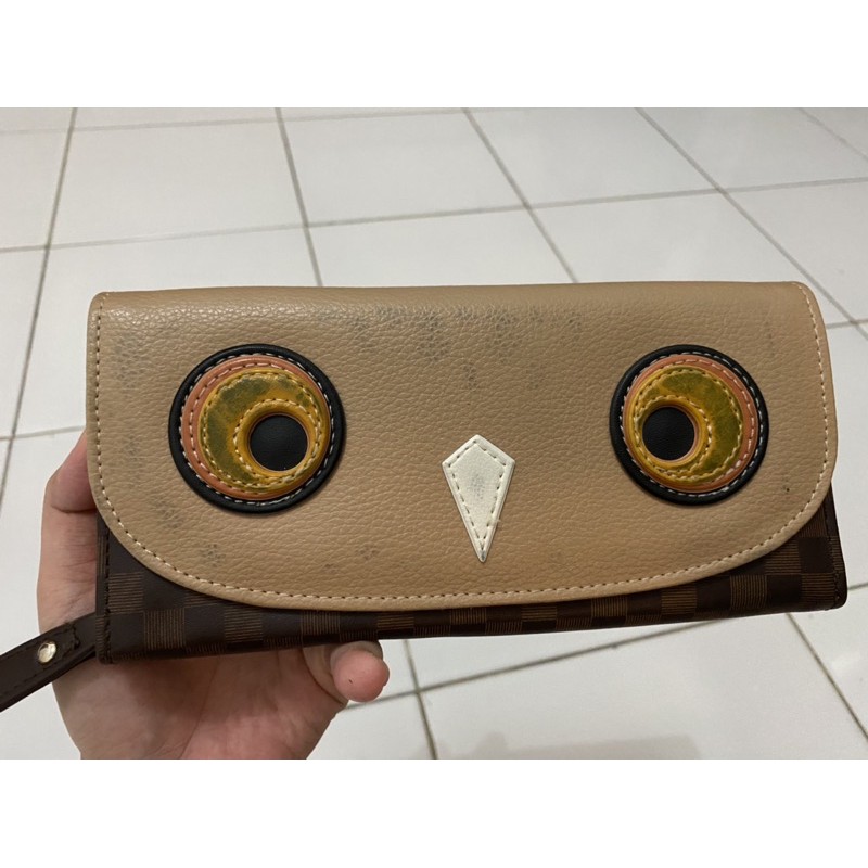 dompet panjang owl chatelain