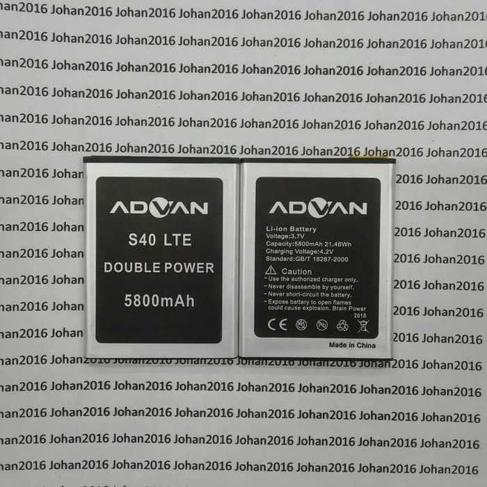 Baterai Original Double Power ADVAN S40 4G , S40 LTE , S40 New