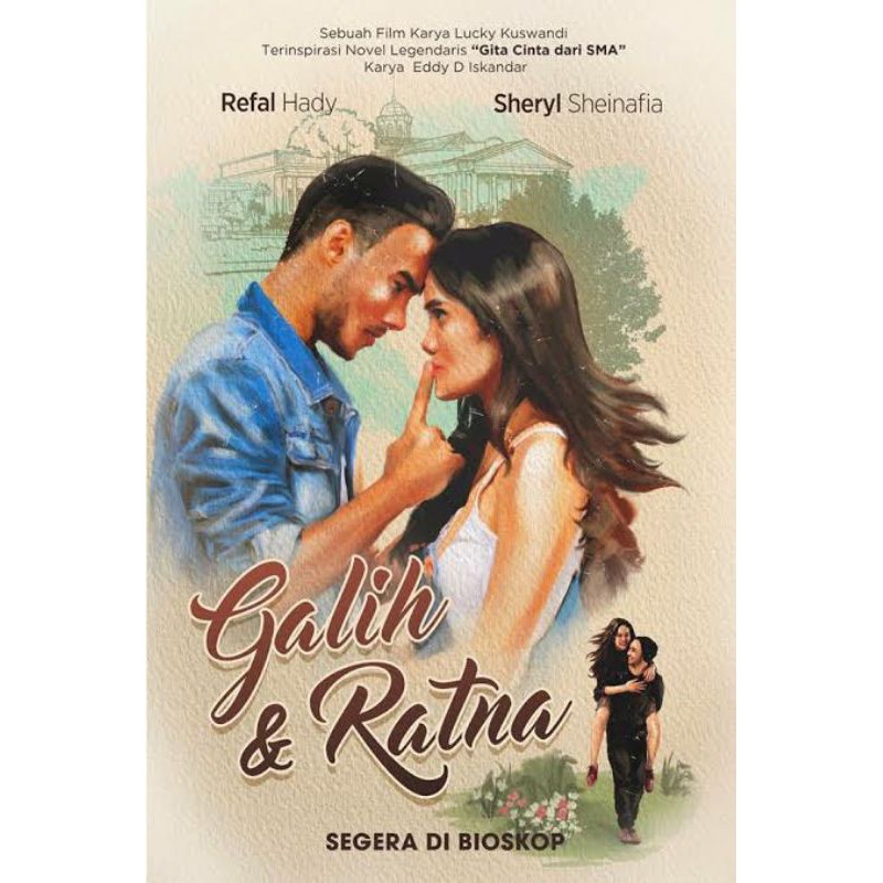 Novel Galih dan Ratna - Eddy D Iskandar - Cover Film