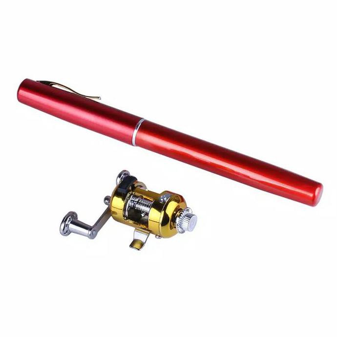 Joran Pancing Pena Mini / Portable Mini Fishing Rod Pen / Joran Mini