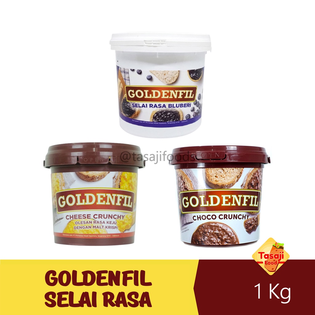 Goldenfil Chocolate Crunchy 1KG selai cokelat, coklat crispy