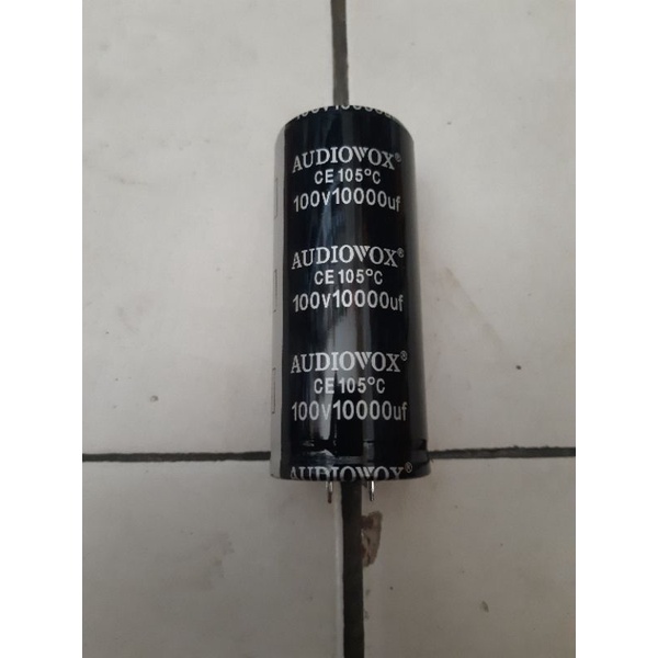elco audiovox 100v 10000uf hitam