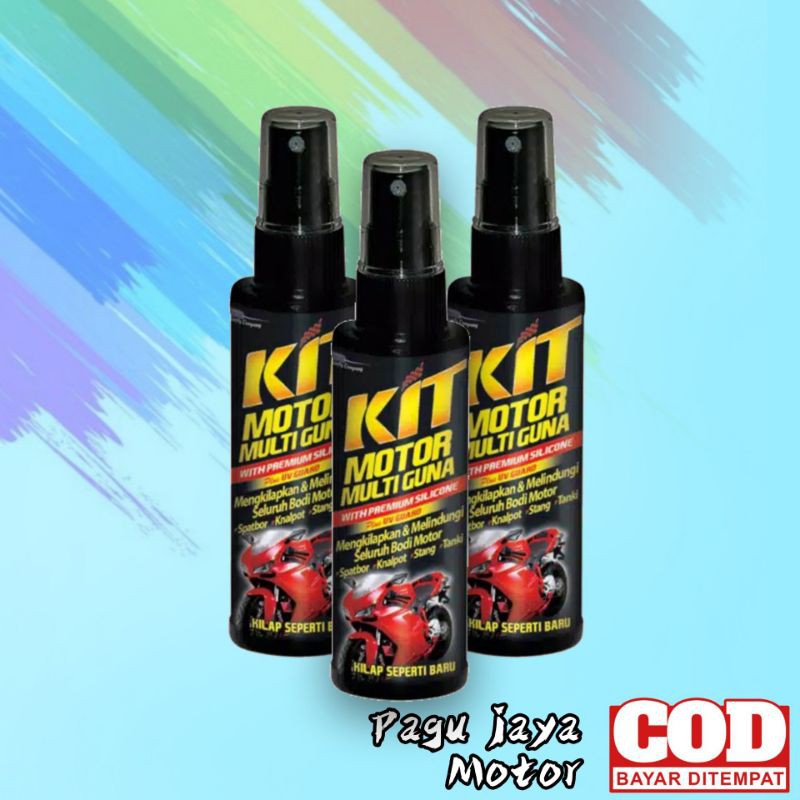 Kit spray pengkilap motor multi guna 100ml