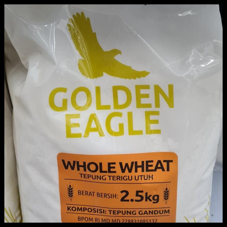 

TERBARUU!! Tepung Golden Eagle Gandum 2.5kg/Whole Wheat TERLARIS