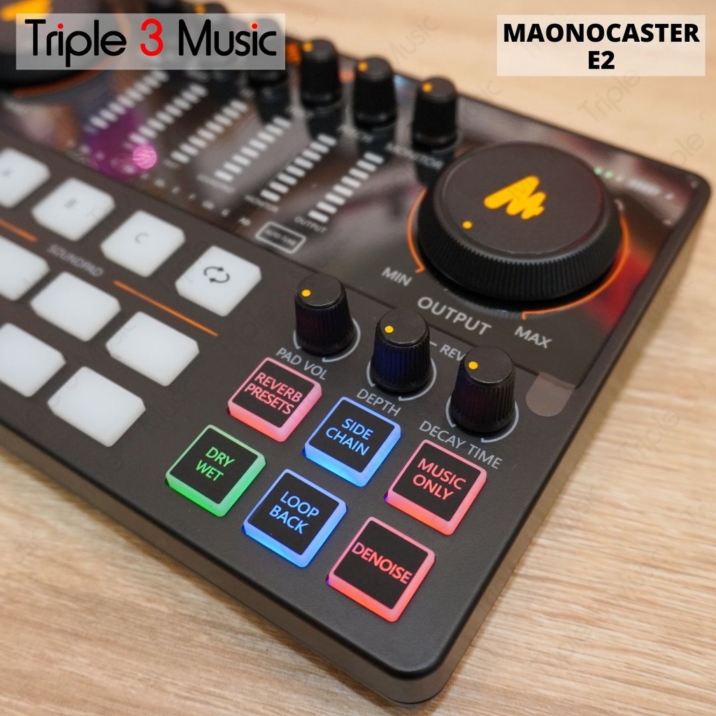 Maono E2 Maonocaster AME2 Soundcard streaming podcast