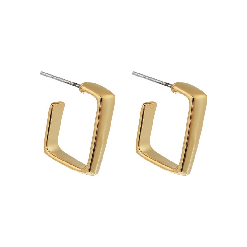 Anting Geometris Logam Retro Aksesoris Fashion Wanita Korea (Takota 017)