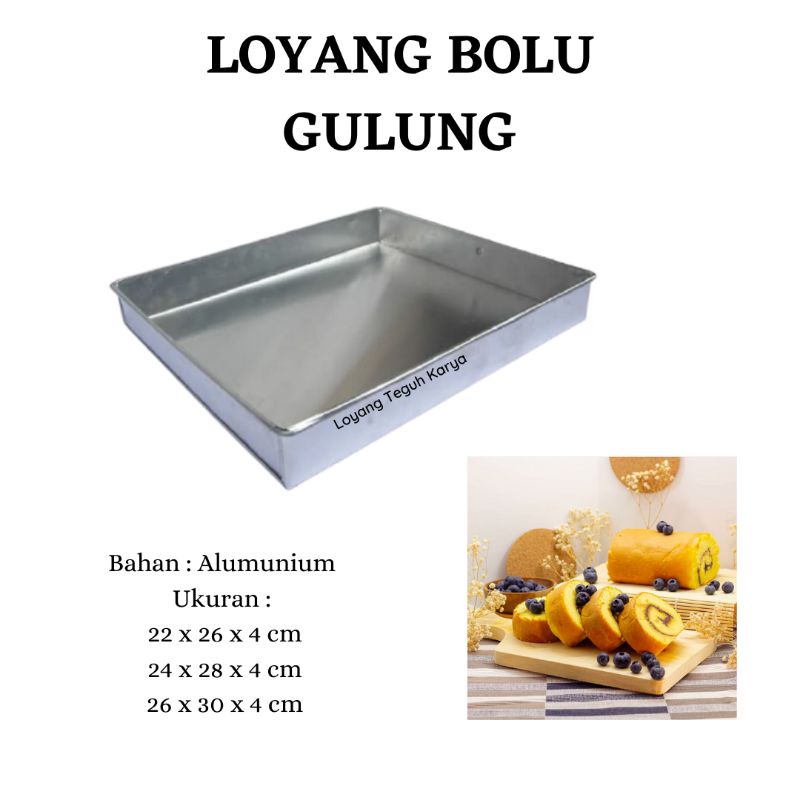 Loyang Bolu Gulung Kekinian /Loyang Bolu Murah /Loyang cake bolu /kue bolu gulung