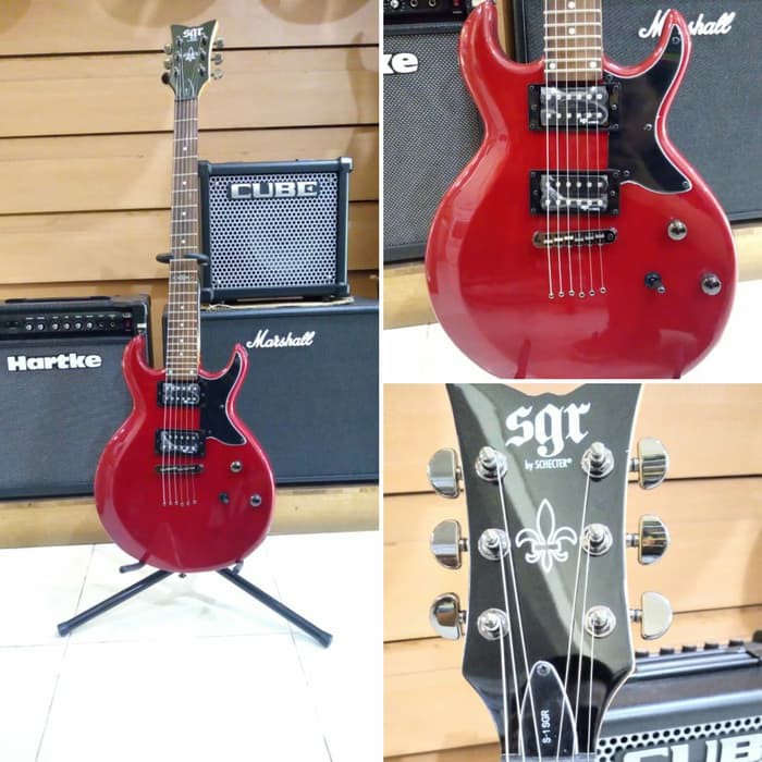 Gitar Elektrik SGR by SCHECTER S-1 Metallic Red
