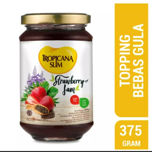 

Tropicana slim strawberry jam 375gr