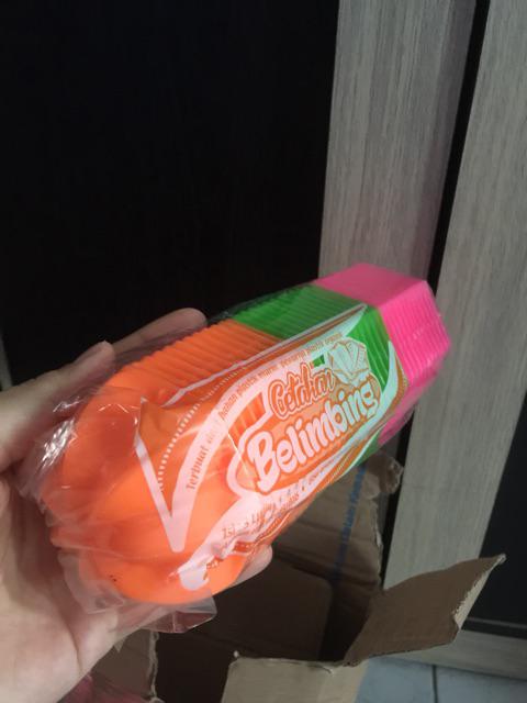 Cetakan Plastik Bentuk Belimbing 3 Lusin