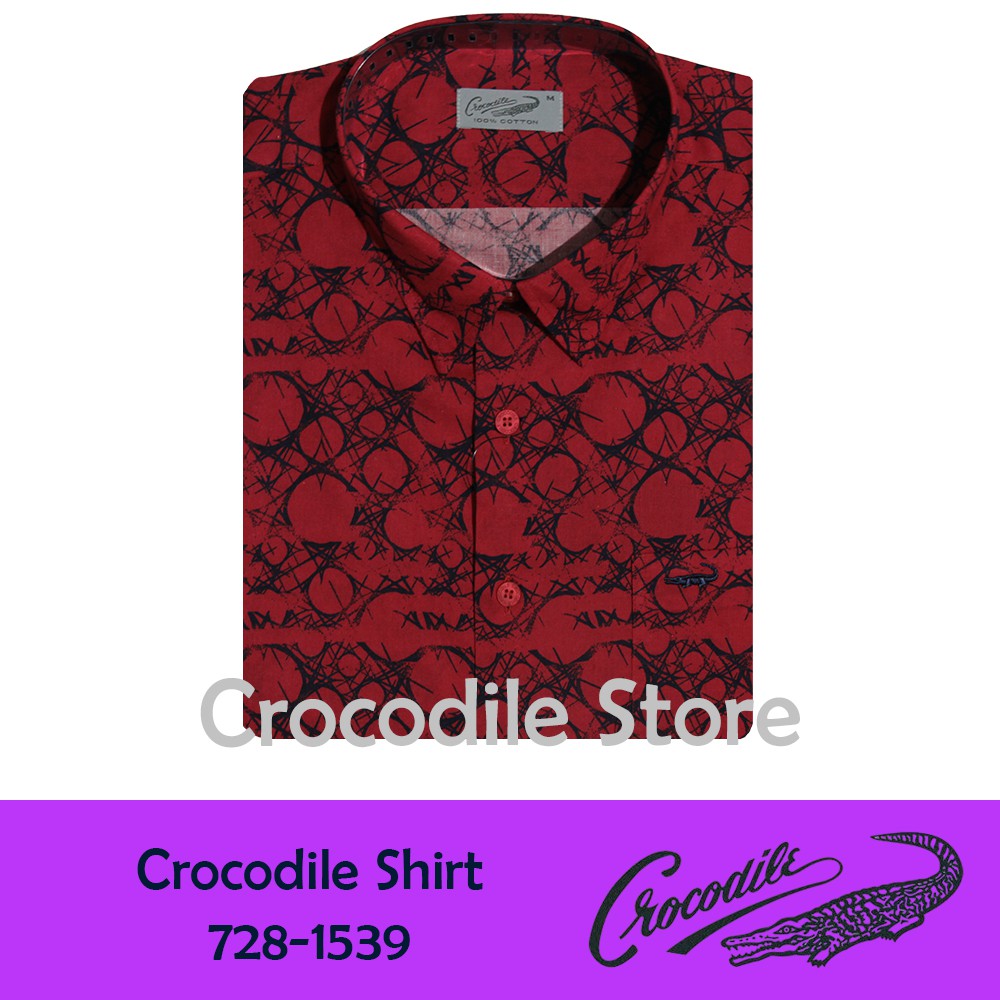 Kemeja Pria Lengan Pendek Crocodile 728-1539