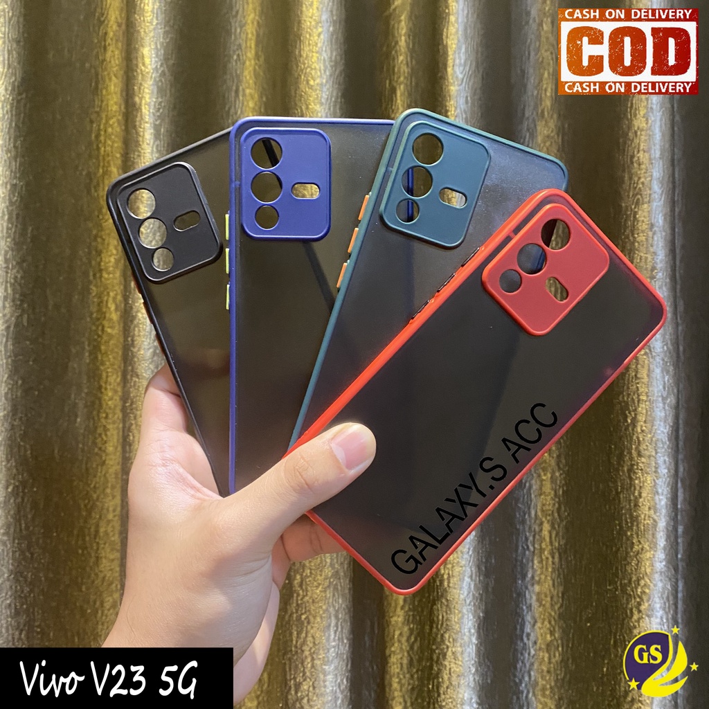 VIVO T1 5G VIVO V23 5G V23E  V23 E / VIVO Y75 5G Y15S Y15 S 2021 NEW SOFT CASE DOVE MATTE COLORED FROSTED SLIM FUZE MACARON AERO CASING