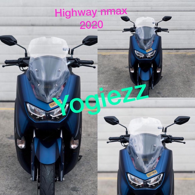 windshield all new yamaha nmax 2020 highway sectbill visor sectbill flyscreen winshield nmax 2020