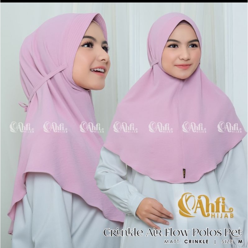 Bergo Crincle uk M ori AHFI HIJAB