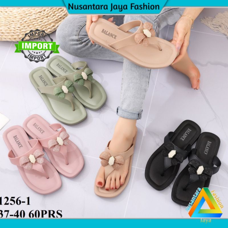 12.12 COD Sandal Jelly Wanita - Sendal Wanita Kekinian - Sandal Balance 1607