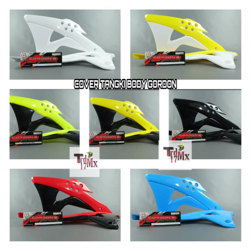 Cover tangki klx body gordon sayap tangki klx gordon