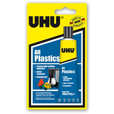 

[UHU] Lem All Plastic Glue 33 ml (Khusus Plastik)