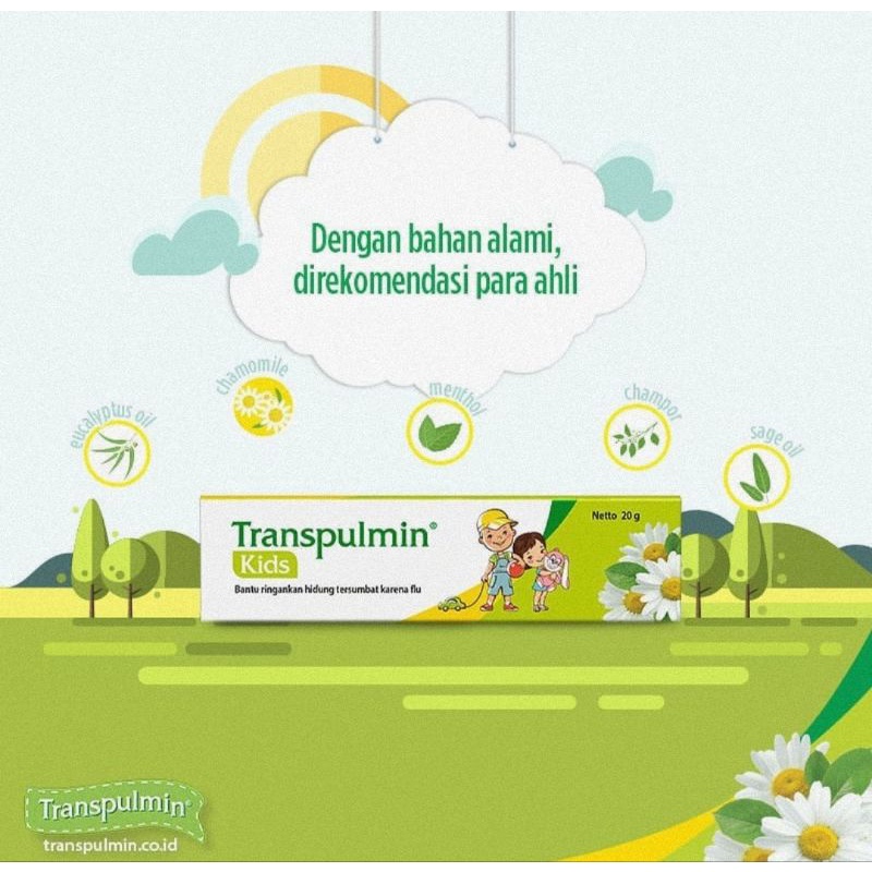 Transpulmin Kids Balsam 10 Gr &amp; 20 Gr - Balsam Anak