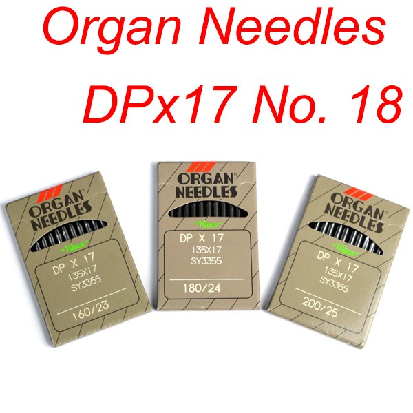 Organ Needles DPx17 - Jarum Mesin Jahit Bahan Kulit Asli Mesin Jahit Industrial