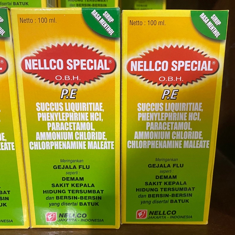 Nelco special OBh syrup