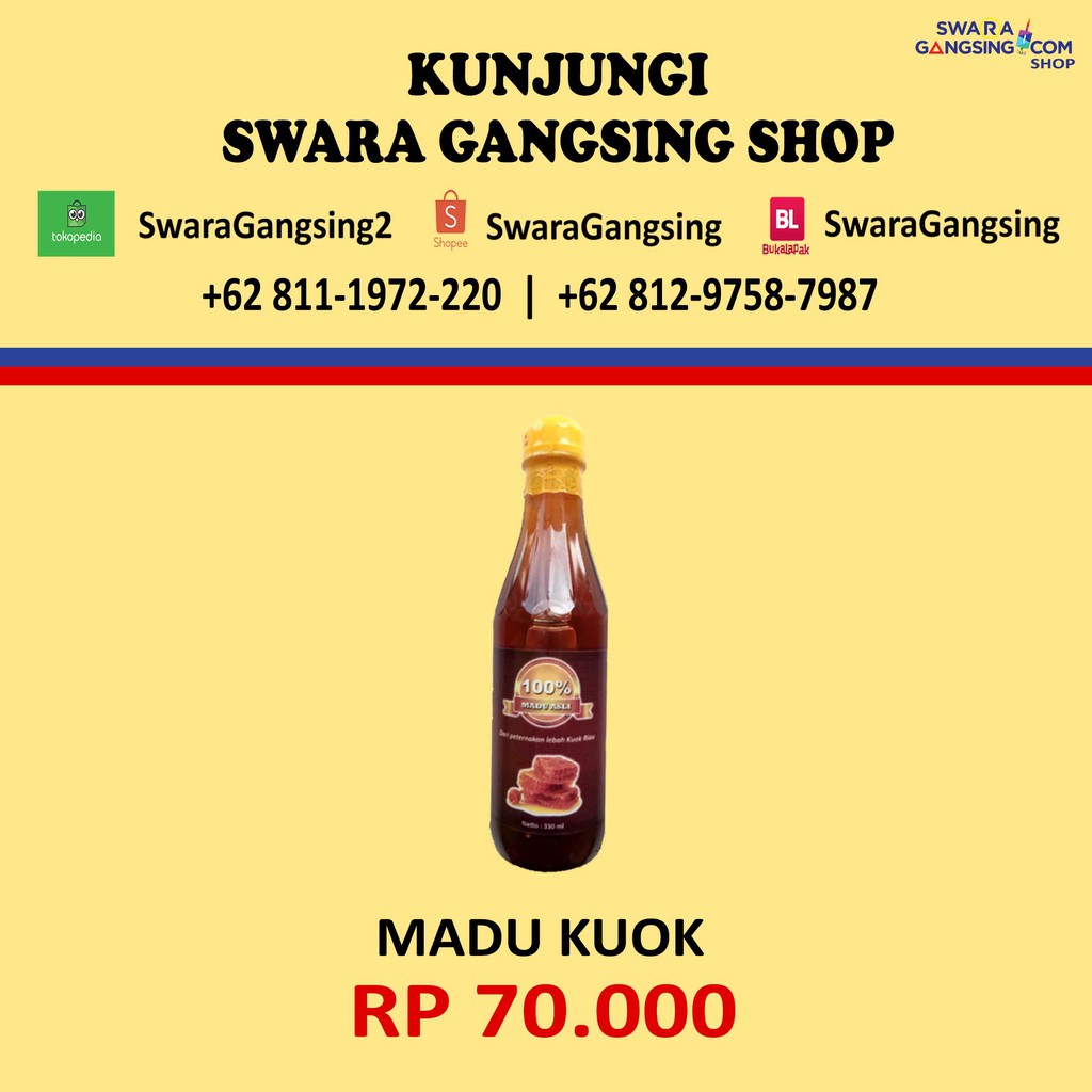 

Madu Asli Kuok Riau 330 ml