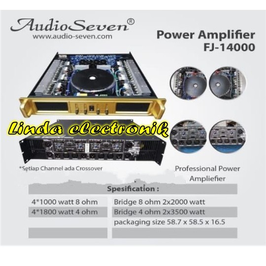 power Audio seven FJ 14000 original best product