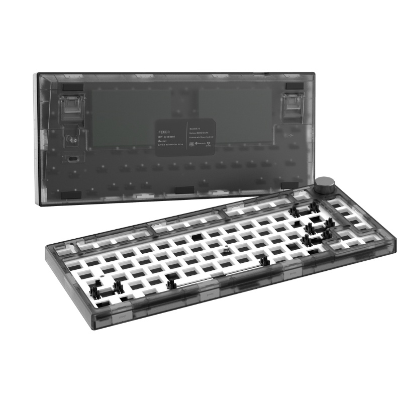 Feker Ik75/PRO V3 Hot Swap Keyboard Mekanikal 3 Mode Rgb Dengan 3 / 5 Pin